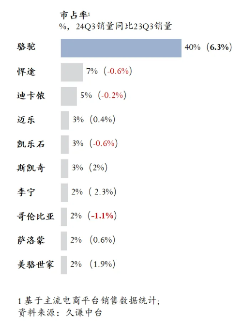 的登山鞋：骆驼 用研球王会Q3销量最高(图2)